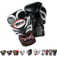 Twins Special Guantes de boxeo Muay Thai BGVL-3 Negro 8-10-12-14-16 oz